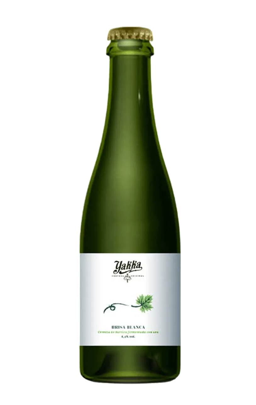 Brisa Blanca 2026 — Cervezas Yakka — vi cerveza de barrica fermentada con uva mediterrani