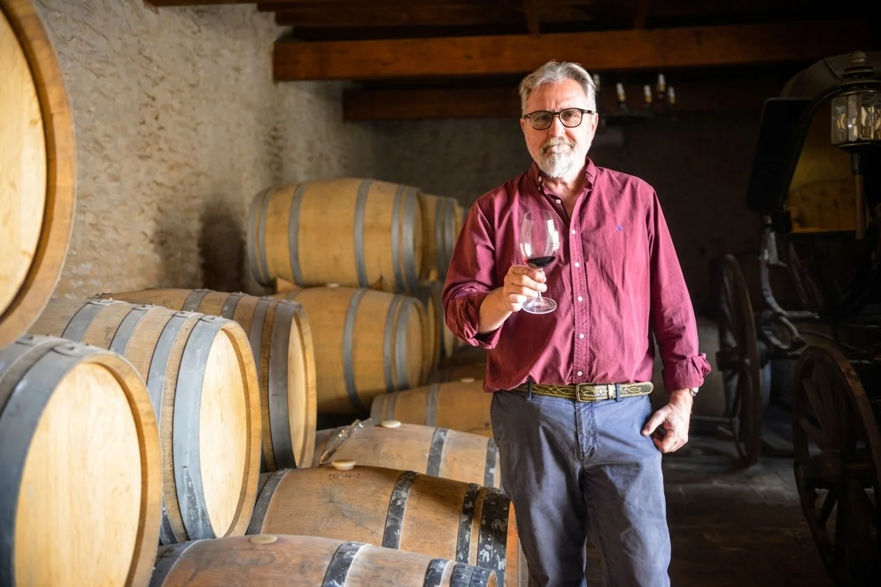 José Antonio Ferri, propietari de Bodegas Los Pinos — Fontanars dels Alforins